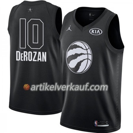 NBA Toronto Raptors Trikot DeMar DeRozan 10 2018 All-Star Jordan Brand Schwarz Swingman - Herren